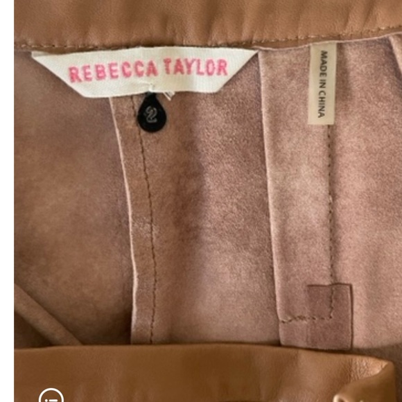 Rebecca Taylor A-Line Brown Pleated Mini Skirt - Picture 6 of 7
